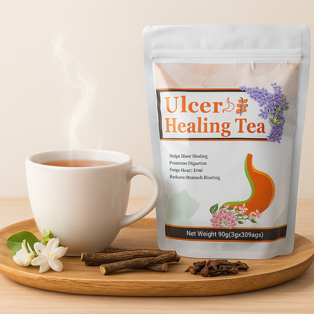 شاي علاج القرحة ومعدة