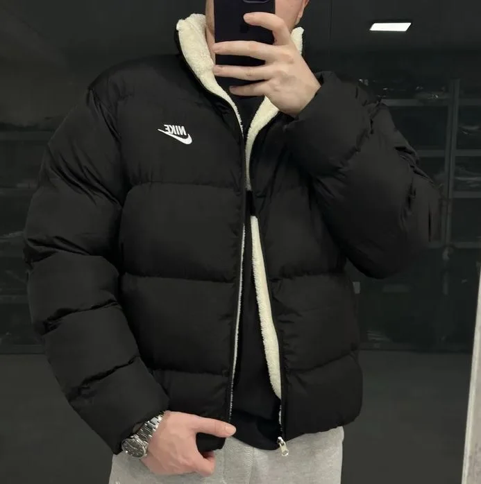 DOUBLE FACES NIKE JACKET NOIR ET BLANC