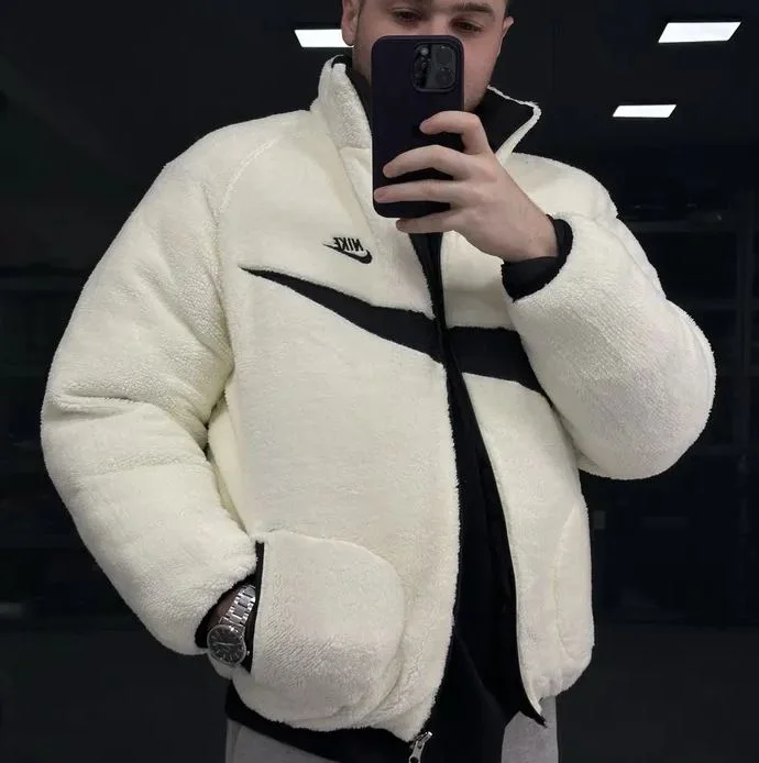 DOUBLE FACES NIKE JACKET NOIR ET BLANC