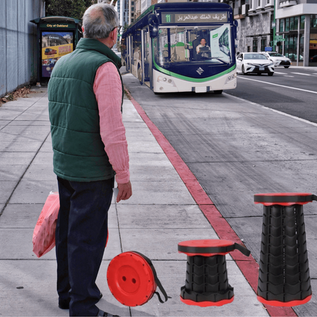 كرسي  قابل للطي🤷‍♀️لا تتعب من كثرة الوقوف (خصم %50)