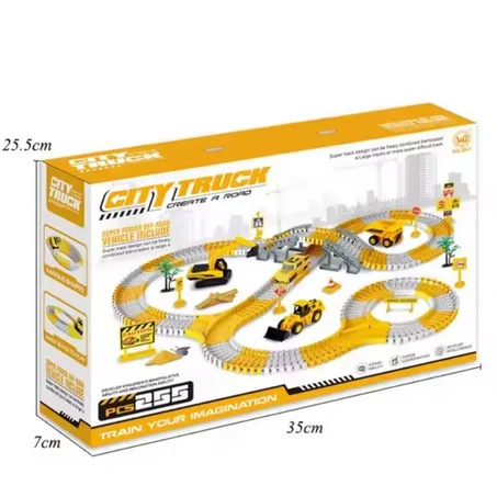 Ensembles de jeux de piste de course ferroviaire pour enfants