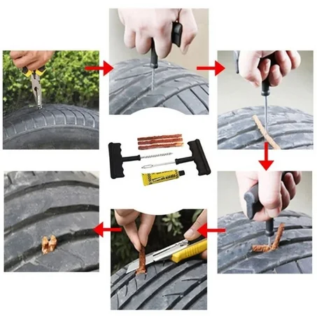 KIT DE RÉPARATION DE PNEUS AUTO PRO