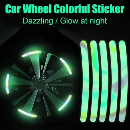 Autocollants réfléchissants colorés