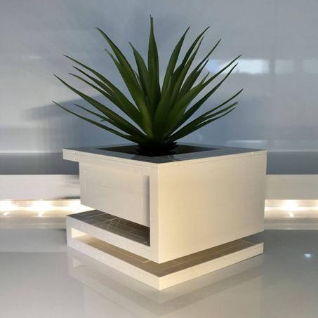 Jardinière Design Géométrique Empilable