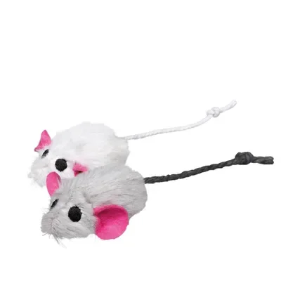 Set de 6 ratones de juguete para gatos