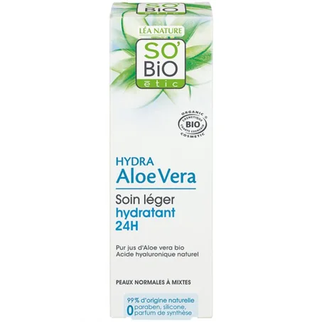 SO’BiO étic Aloe Vera – Crème légère jour hydratante 50 ML