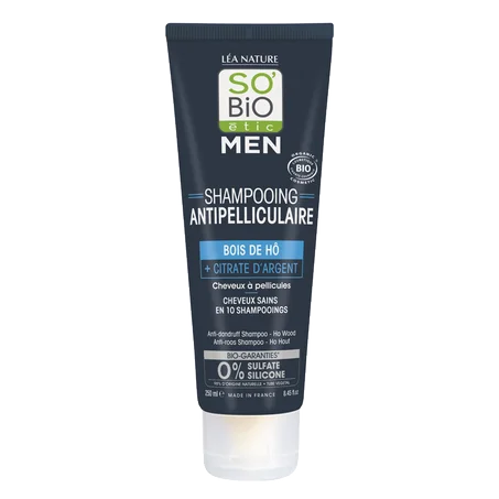 Shampooing antipelliculaire So'Bio Homme au Bois de Hô Bio 250 ML