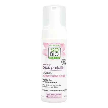 So Bio Mousse Nettoyante – Éclat -150Ml
