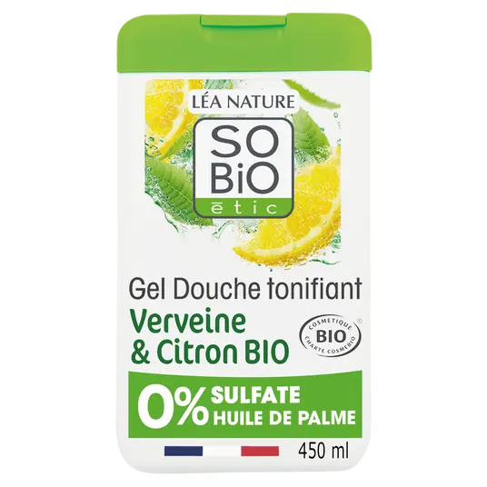 So Bio Gel Douche Verveine Citron 450Ml