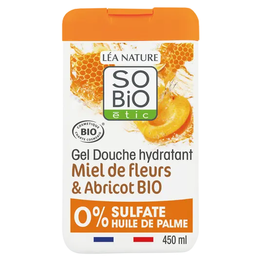 So Bio Gel Douche Miel Abricot 450Ml