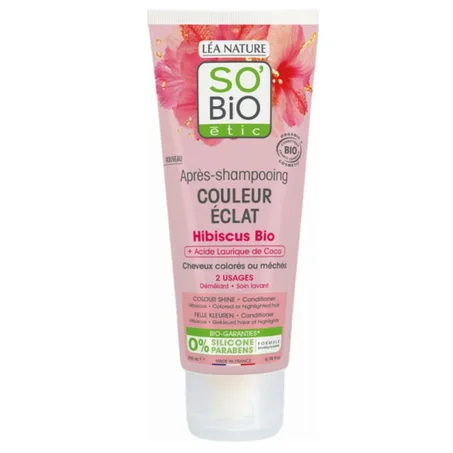 So Bio Après Shampoing Couleur Eclat Hibiscus 200Ml