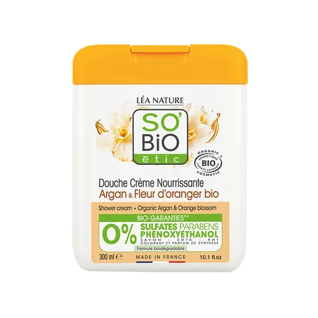 So Bio Douche Crème Argan et Fleur d’Oranger 300Ml