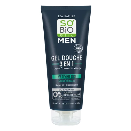Gel douche 3 en 1 Corps, Cheuveux  et Visage