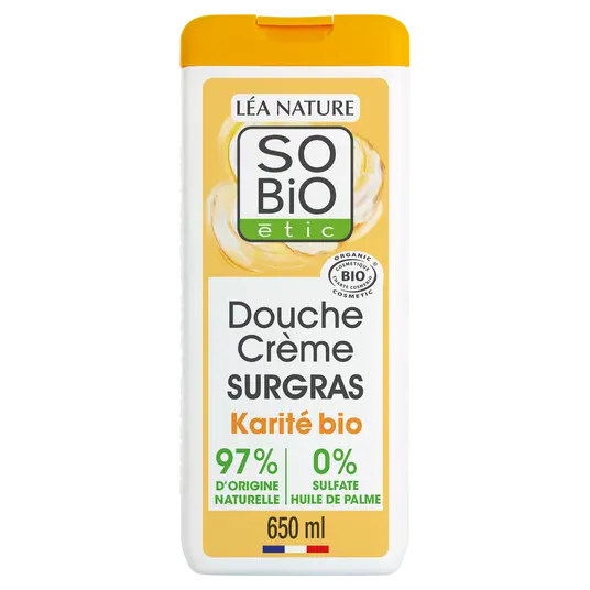Crème de douche SURGRAS à l’huile de karité SO’BiO étic