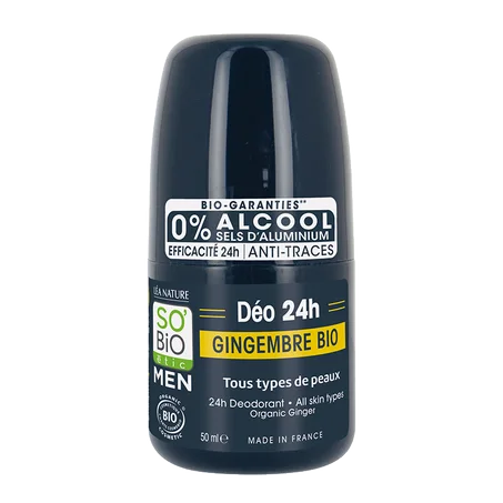 Déodorant So'Bio Homme Gingembre Bio 50 ML