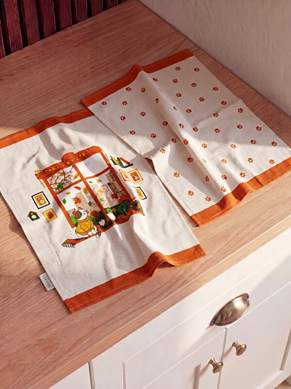 lot de 2 serviette