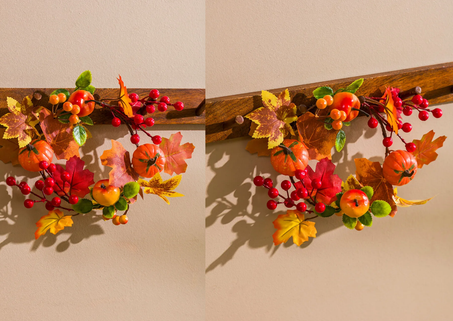 Fleur de cochenille décorative 24 cm