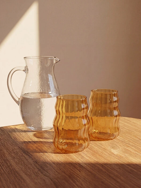 lot de deux verre à eau