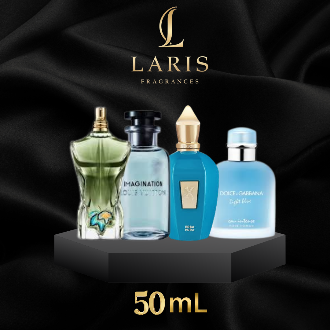 JPG Paradis Garden+LV imagination+D&G Light Bleu+Erba Pura