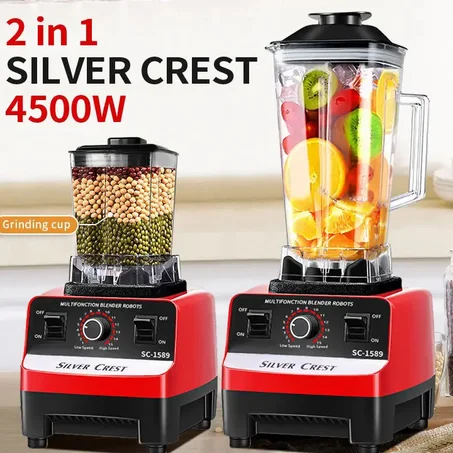 الخلاط الالماني Silver Crest Blender SC-1589 بقوة 4500 واط وسعة 2 لتر