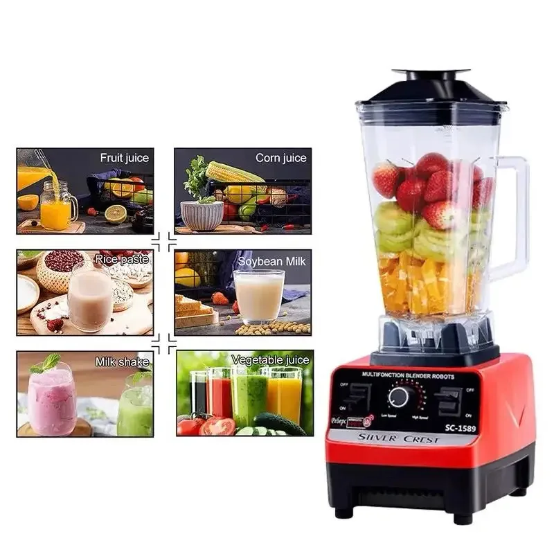 الخلاط الالماني Silver Crest Blender SC-1589 بقوة 4500 واط وسعة 2 لتر