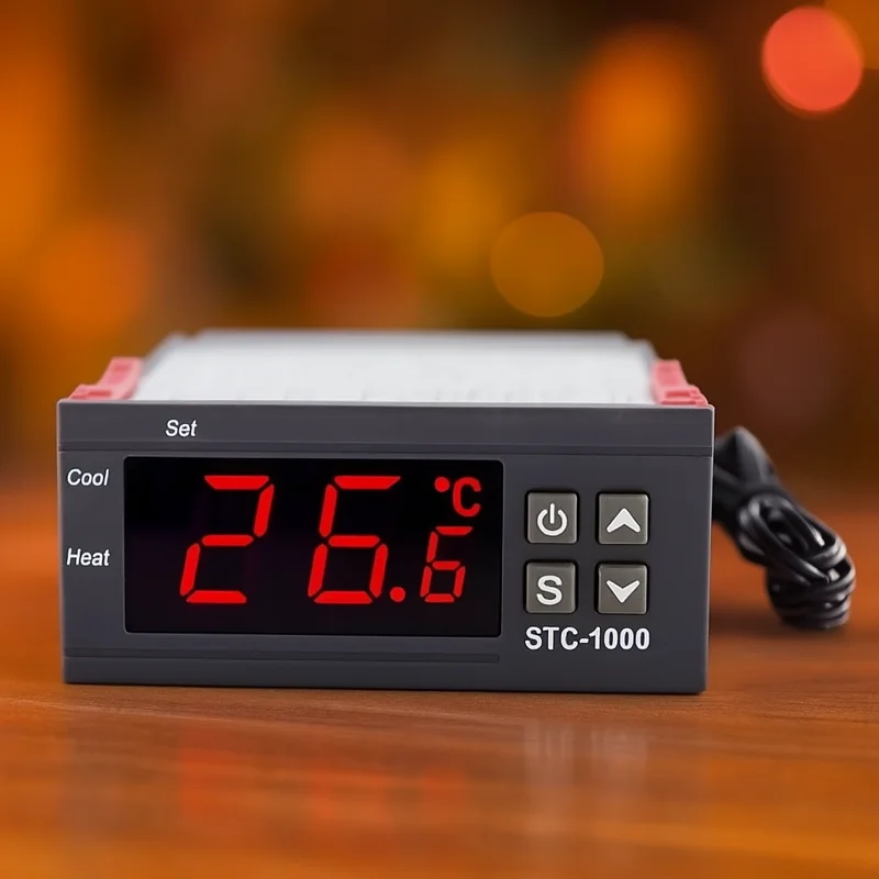 STC-1000 متحكم حرارة رقمي دقيق للفقاسات والمشاريع الفلاحية