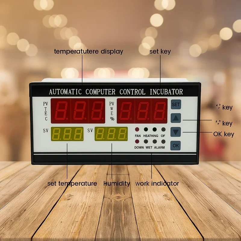 XM-18 – متحكم حراري ببطاقتين للفقاسات والمشاريع الفلاحية