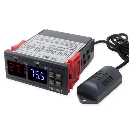 STC-3028 جهاز التحكم في درجة الحرارة والرطوبة