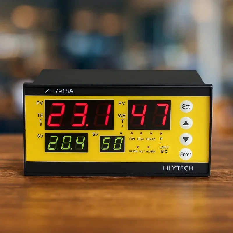 ZL-7918A – متحكم أوتوماتيكي للفقاسة تنظيم الحرارة والرطوبة بدقة