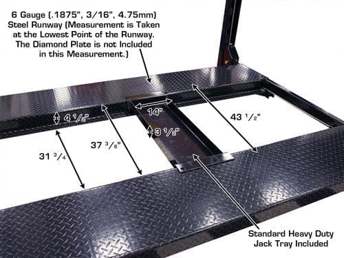 Garage PRO8000EXT 8,000 lb Extra Tall 4-Post Lift