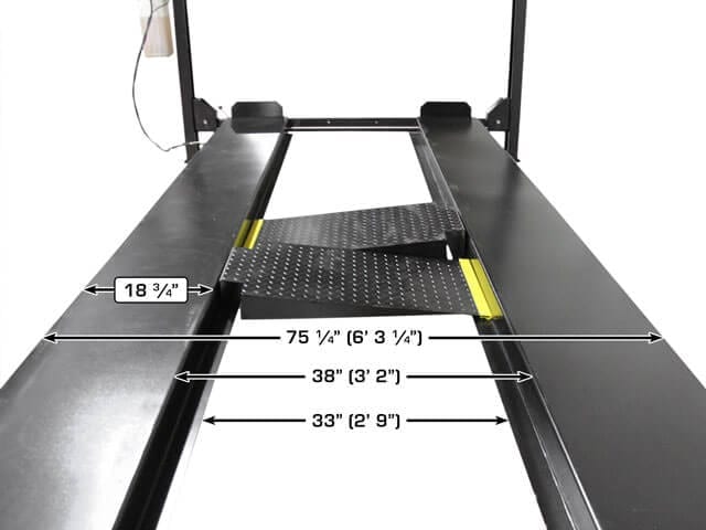Apex 8 ALI Certified 8,000 lb 4-Post Lift