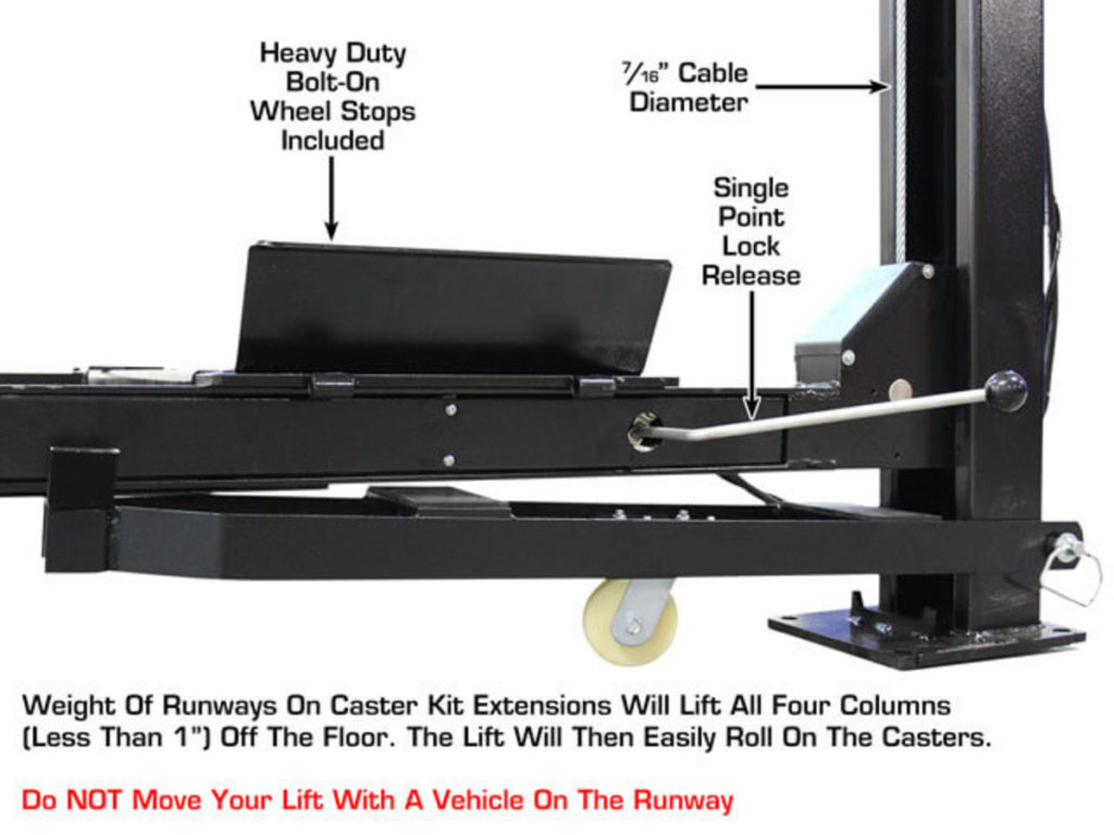 Apex 9 ALI Certified 9,000 lb 4-Post Lift