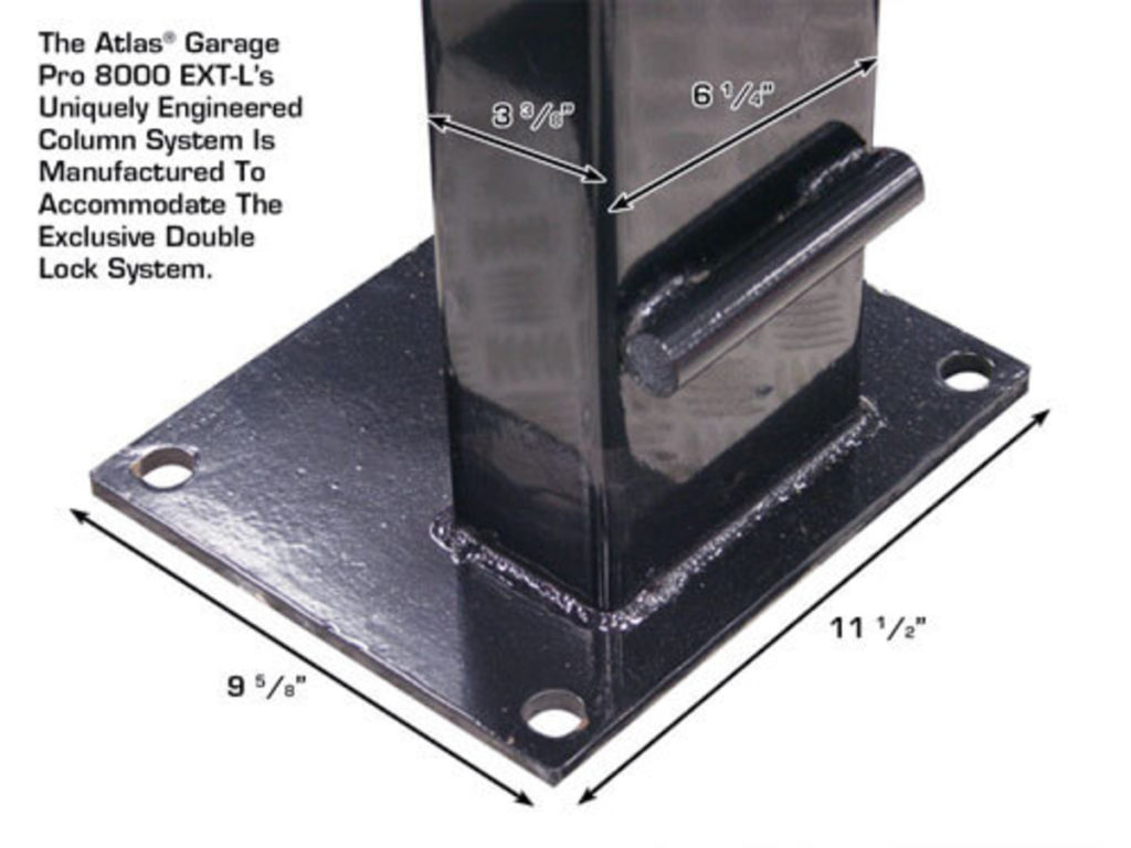 Garage PRO8000EXT-L 8,000 lb Extra Tall/Extra Long 4-Post Lift