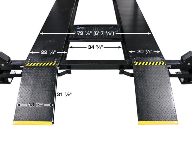 Apex 9 ALI Certified 9,000 lb 4-Post Lift