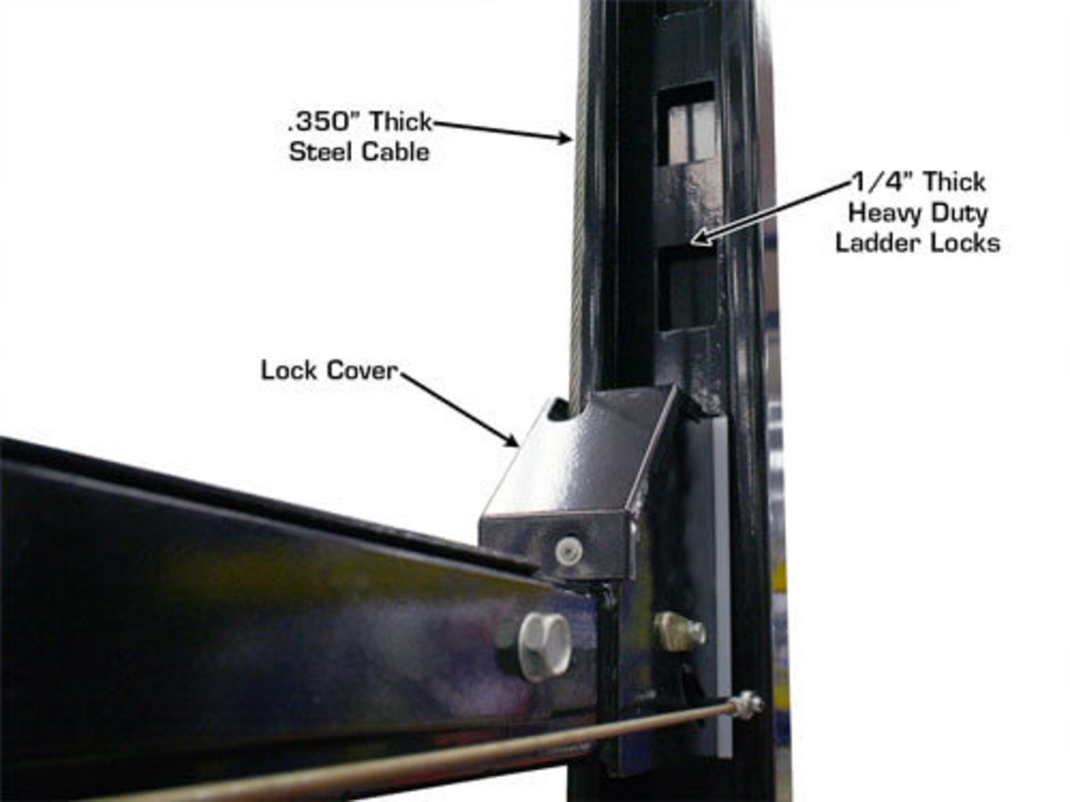 Garage PRO8000EXT-L 8,000 lb Extra Tall/Extra Long 4-Post Lift