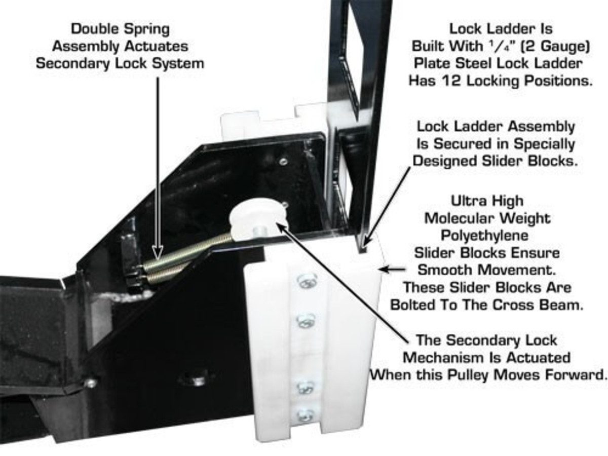 Garage PRO8000EXT-L 8,000 lb Extra Tall/Extra Long 4-Post Lift