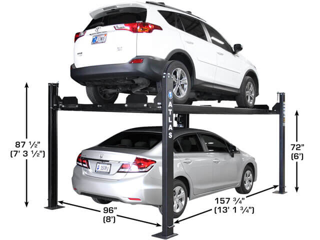 Apex 8 ALI Certified 8,000 lb 4-Post Lift
