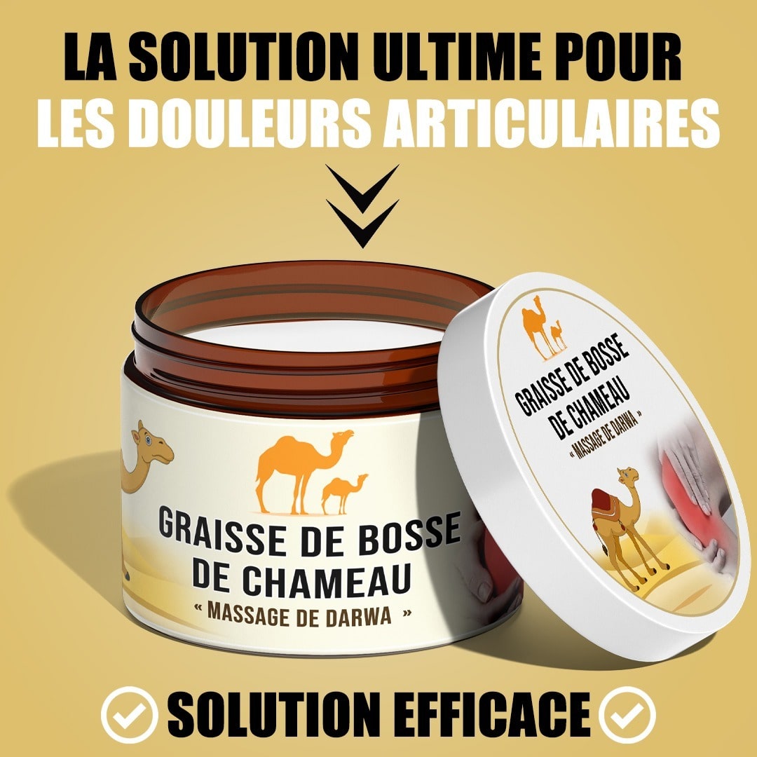 Les Bienfaits De La Graisse De Chameau crème de massage à base de la graisse de bosse de chameau - ALLPROMO