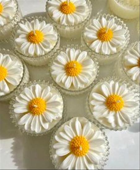 شمعة بونبونيرة زجاج