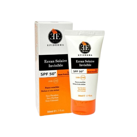 EPIDERMA ECRAN SOLAIRE INVISIBLE SPF50+