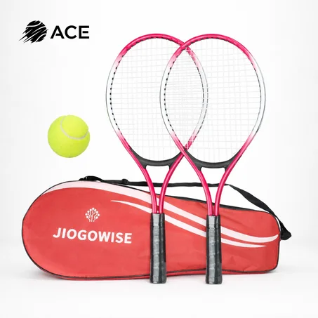 مضرب تنس تدريب بطول 52 سم مع كرة وحقيبة حمل – مناسب للمبتدئين