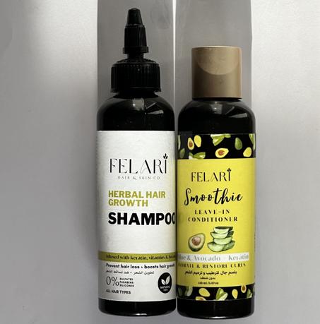 herbal hair growth Shampoo + leave in conditionner