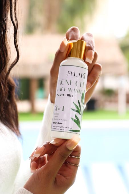 Acne Clean Face Wash AHA + BHA / غسول الوجه ضد الحبوب باحماض