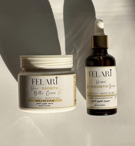 Herbal Hair Growth Serum + butter