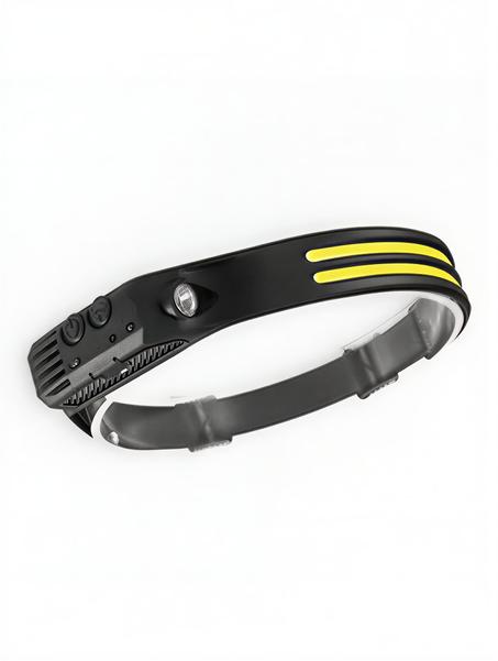 Lampe frontale LED rechargeable – Éclairage COB à 230° ultra-lumineux