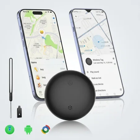 Traceur GPS – Localisateur avec alarme de position compatible avec les systèmes Apple iOS et Android