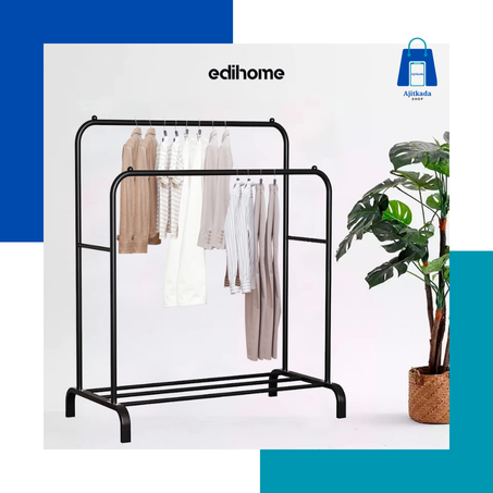 رف معطف مزدوج  لتخزين الملابس