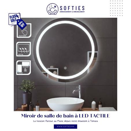 Miroirs à LED Tactile Multi Choix