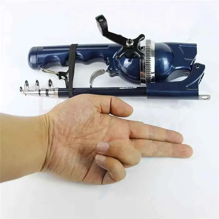 صنارة محمولة كتطوى وكتدخل فشنطة صغيرة