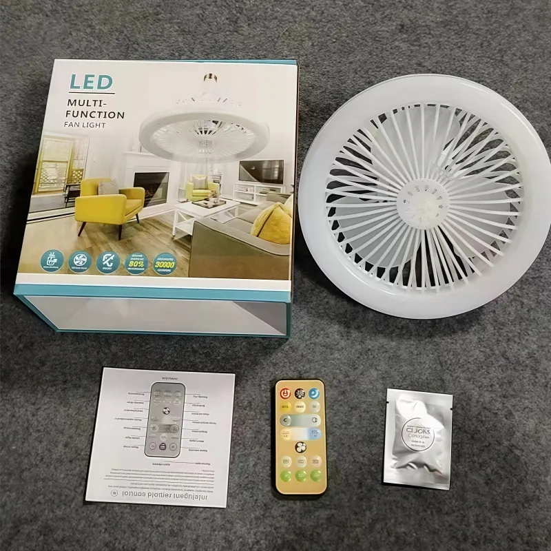 مروحة وضوء 2 فـ 1 – 45W